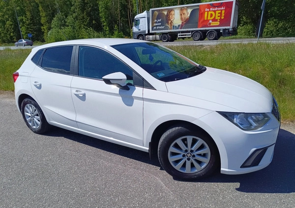 Seat Ibiza cena 43500 przebieg: 63000, rok produkcji 2018 z Słupsk małe 704